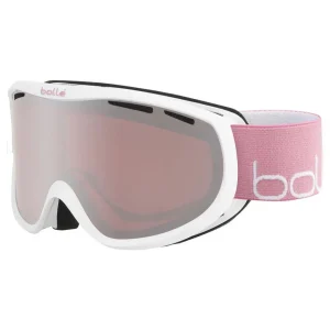Bolle Ski Goggles Sierra 21947 Shiny White and Pink Vermillon Gun