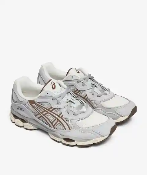 ASICS Gel-NYC Cream Cement Grey Brown - Image 6