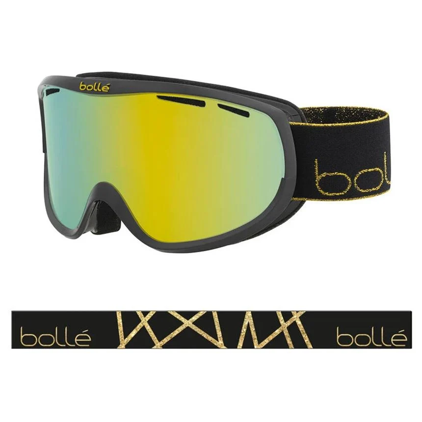 Bolle Ski Goggles Sierra BG113004 Shiny Black and Gold Sunshine - Image 4