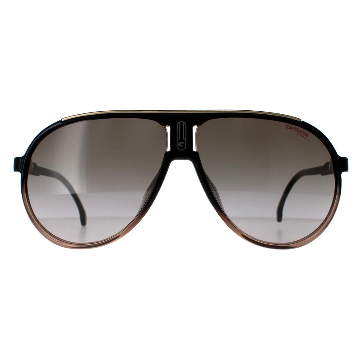 Carrera Sunglasses Champion 65/N DCC/HA Black Brown Shade Brown Gradient - Image 2