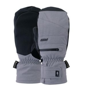 POW Wayback GTX Short Mitt Men's Large Stone Gore-Tex Snow Mitten