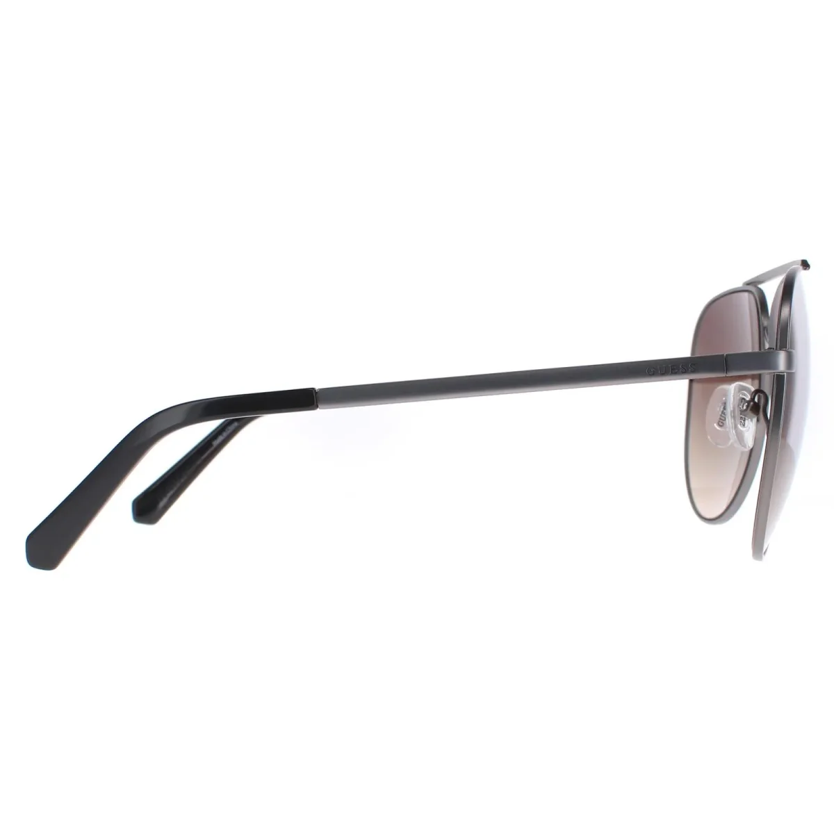 Guess Sunglasses GU00059 09F Matte Gunmetal Brown Gradient - Image 5