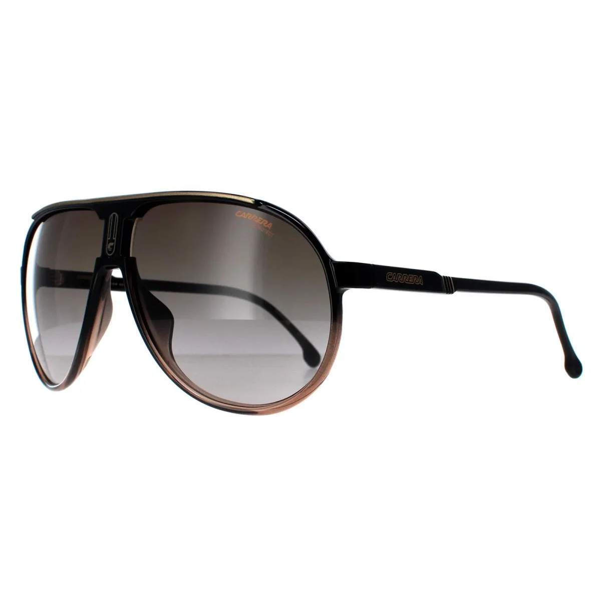 Carrera Sunglasses Champion 65/N DCC/HA Black Brown Shade Brown Gradient - Image 3