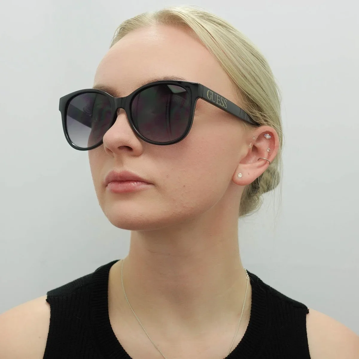 Guess Sunglasses GF0362 01B Black Grey Gradient - Image 6