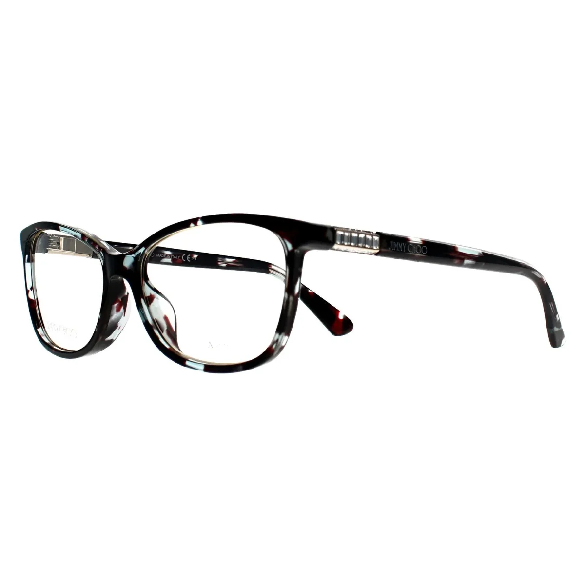 Jimmy Choo Glasses Frames JC282/G R8M Azure Havana Women - Image 3