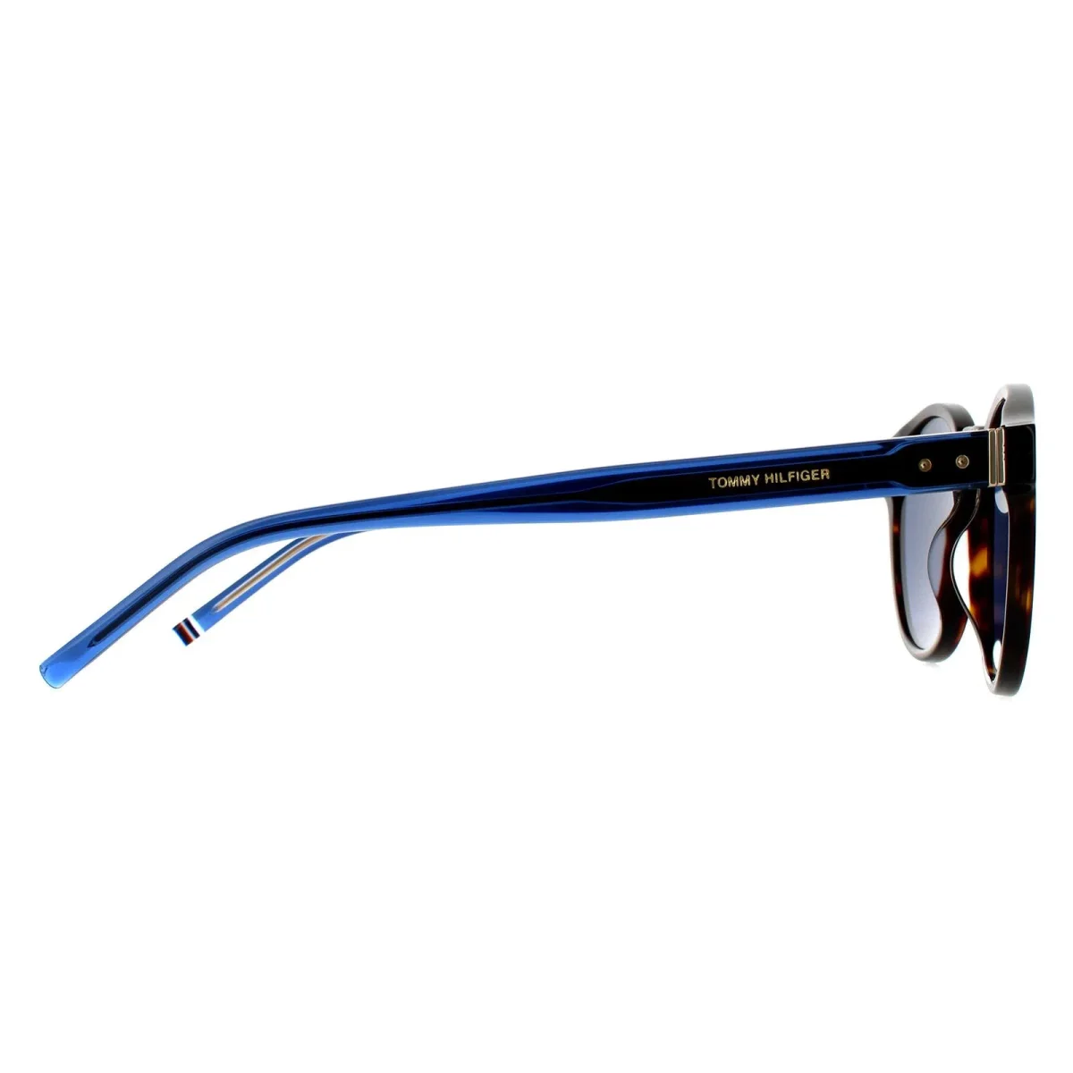 Tommy Hilfiger Sunglasses TH 1795/S 086 K1 Havana Blue Gold Mirror - Image 5