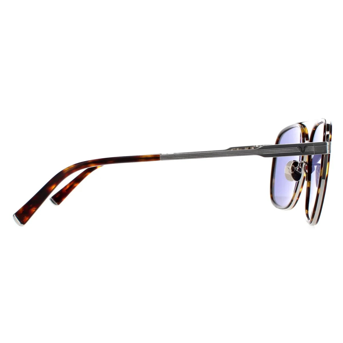 Police Sunglasses SPLC49 Lewis 21 04BL Dark Havana Blue - Image 5