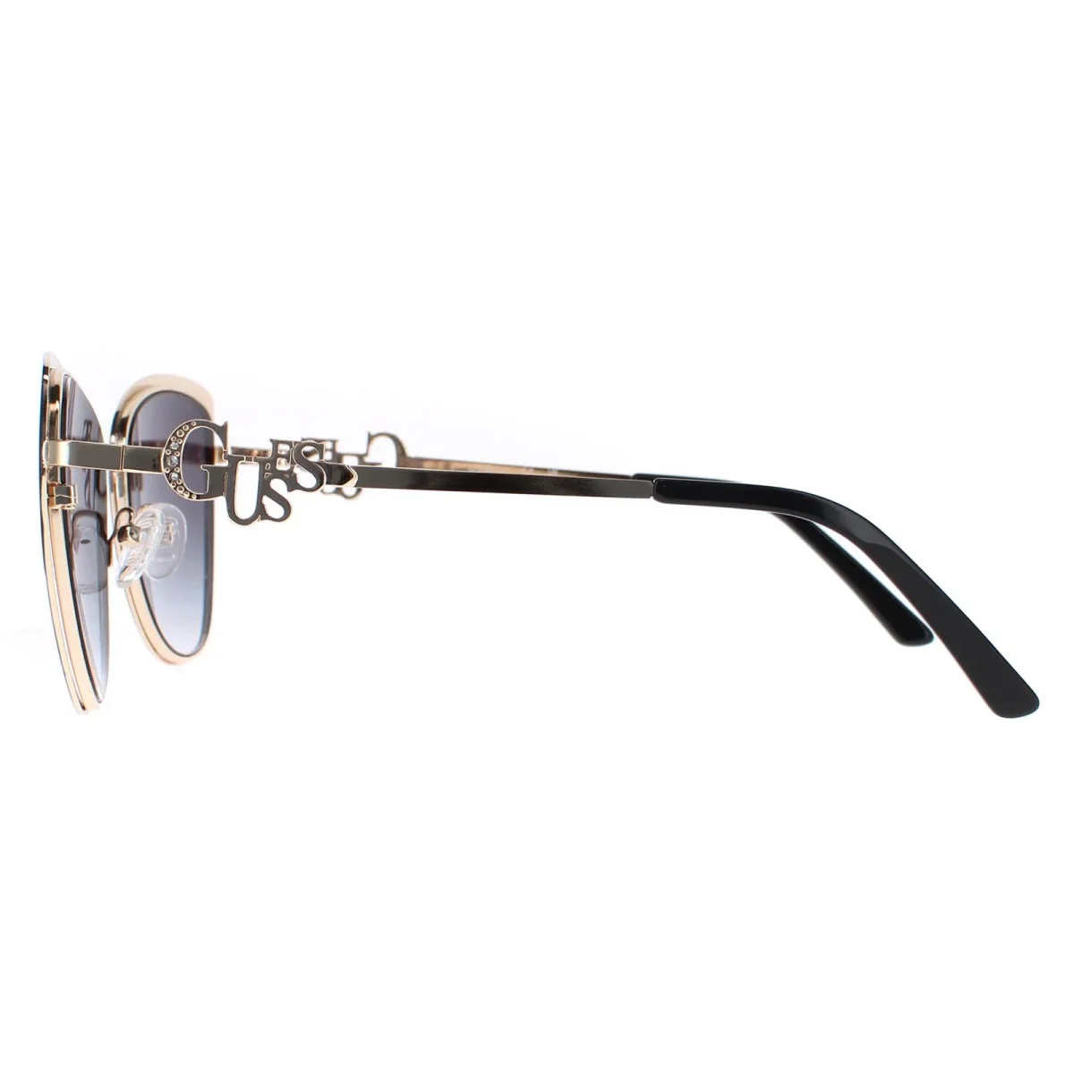 Guess Sunglasses GF6141 01B Black Grey Gradient - Image 4
