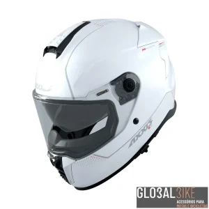 Capacete Hawk SV Solid (Spoiler Longo) Branco/Perola Axxis