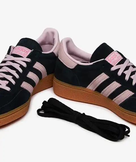 adidas Handball Spezial Core Black Clear Pink Gum (Women's) - Image 5
