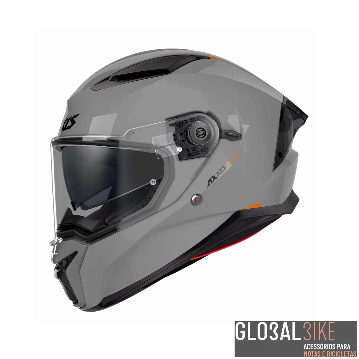 Capacete Panther SV Solid Cinza Axxis - Image 3