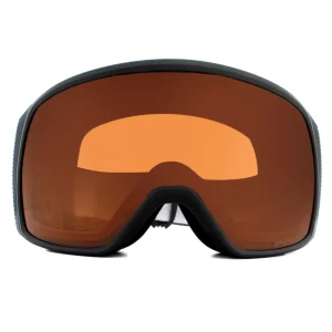 Oakley Ski Goggles Flight Tracker XS OO7106-03 Matte Black Prizm Snow Persimmon