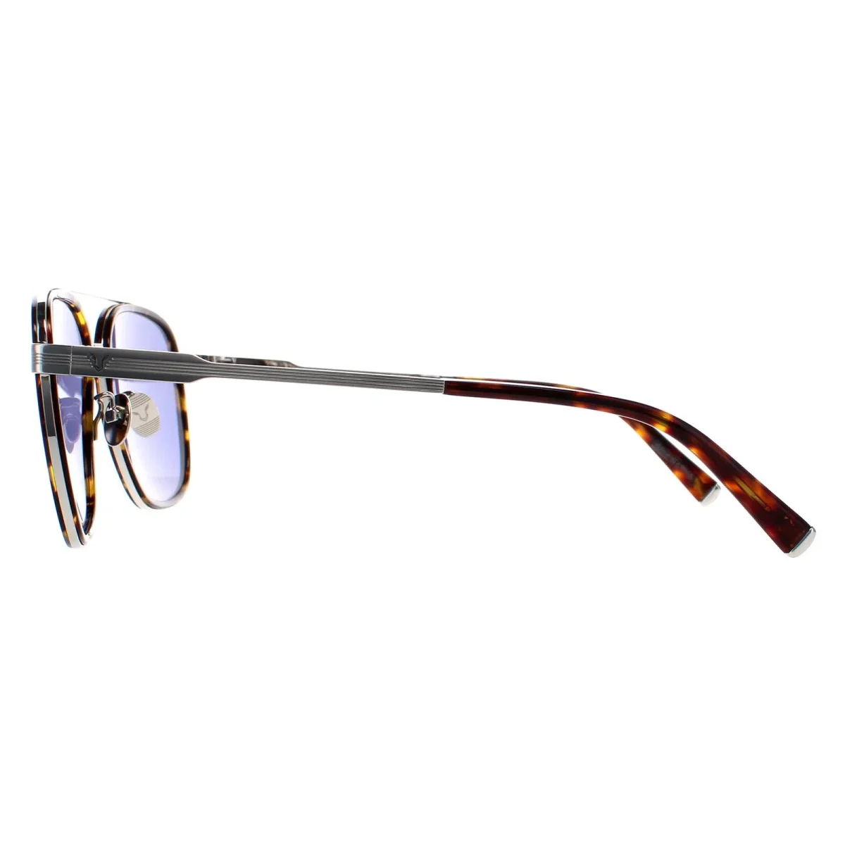 Police Sunglasses SPLC49 Lewis 21 04BL Dark Havana Blue - Image 4