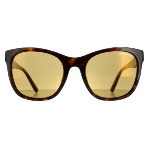 Armani Exchange Sunglasses AX4105SF 82135A Shiny Havana Gold Mirror